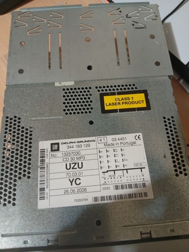 Autoradio mp3 serie opel - di,