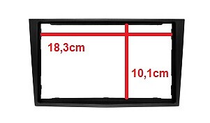 Mascherina autoradio cornice - mascherina,